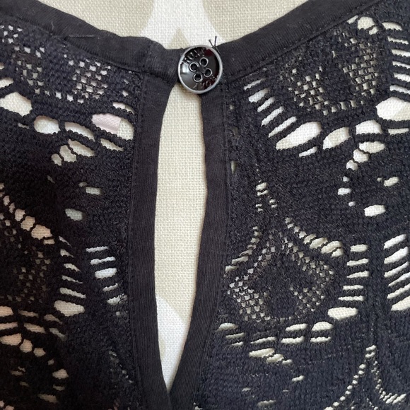 Pretty crochet black dress - Picture 5 of 6